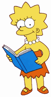 Lisa číta