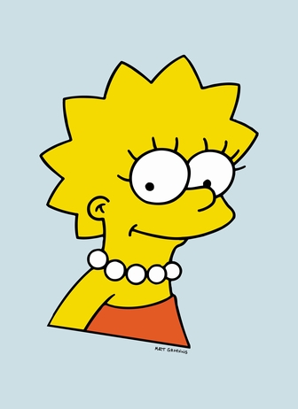 Lisa v sivom pozadí